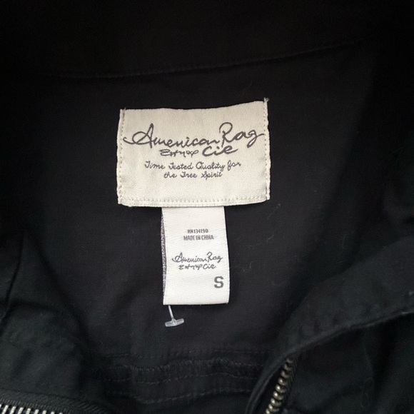 AMERICAN Rag Moto Light Weight Jacket Womens Cinch Tie Waist• Used • Size: Small - Picture 8 of 8